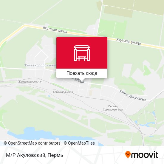Карта М/Р Акуловский