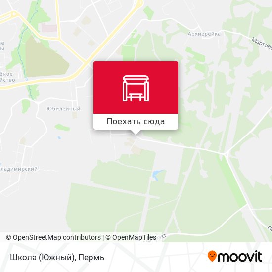 Карта Школа (Южный)
