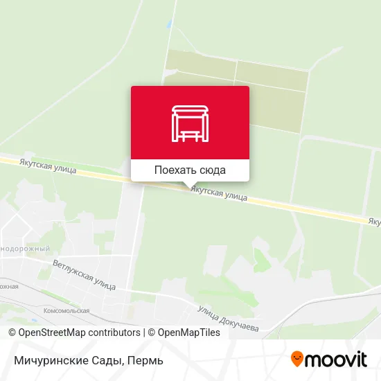 Карта Мичуринские Сады