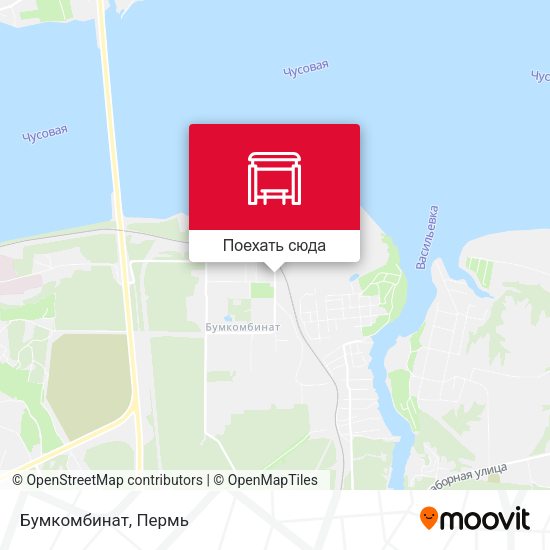 Карта Бумкомбинат