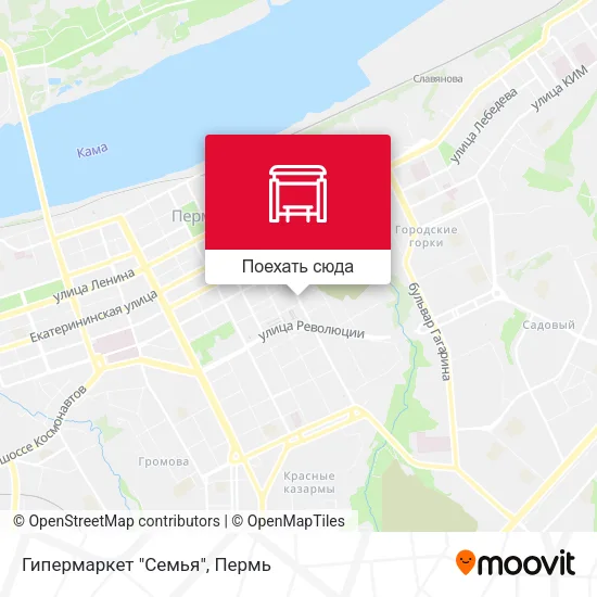 Карта Гипермаркет "Семья"