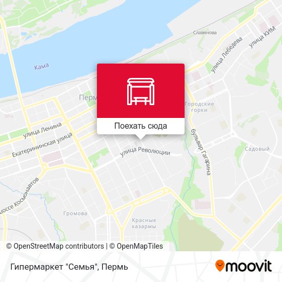 Карта Гипермаркет "Семья"