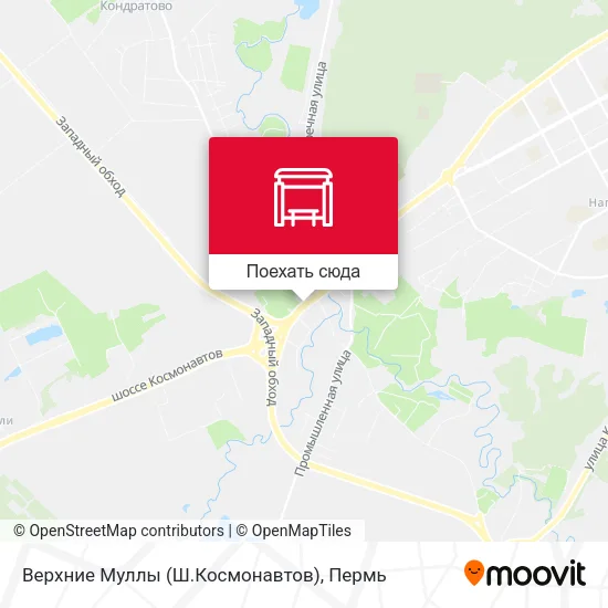 Карта Верхние Муллы (Ш.Космонавтов)