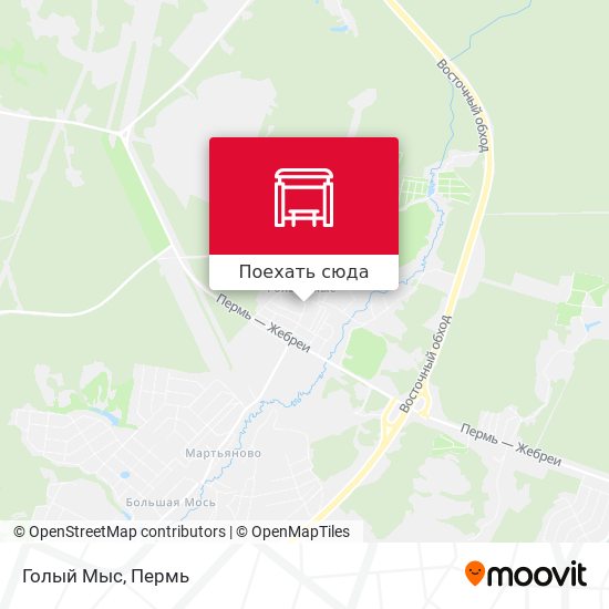 Карта Голый Мыс