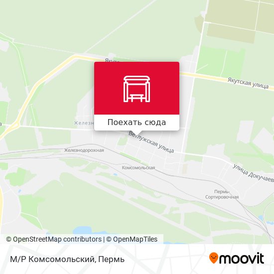 Карта М/Р Комсомольский