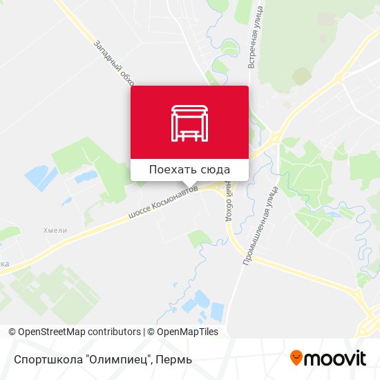 Карта Спортшкола "Олимпиец"