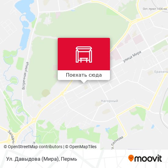 Карта Ул. Давыдова (Мира)