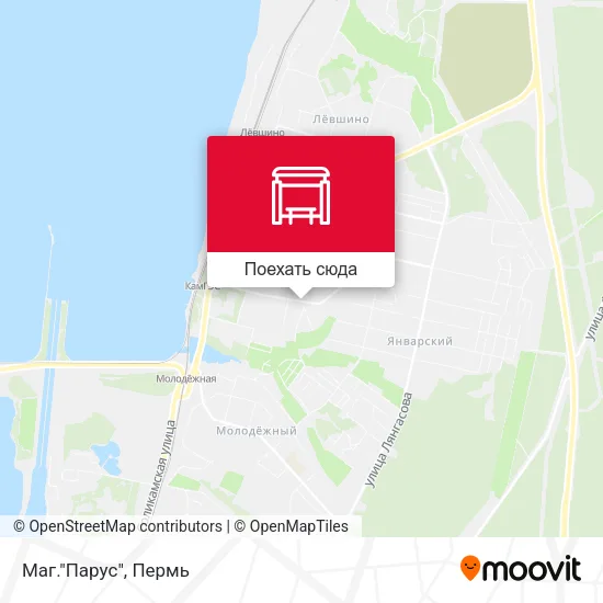 Карта Маг."Парус"