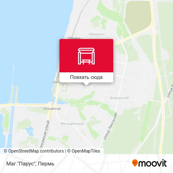 Карта Маг."Парус"