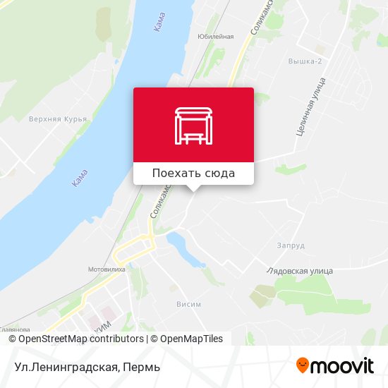 Карта Ул.Ленинградская