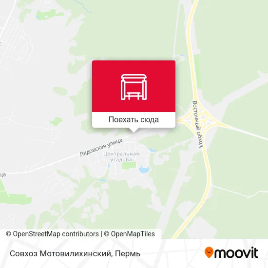 Карта Совхоз Мотовилихинский
