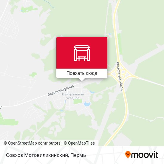 Карта Совхоз Мотовилихинский