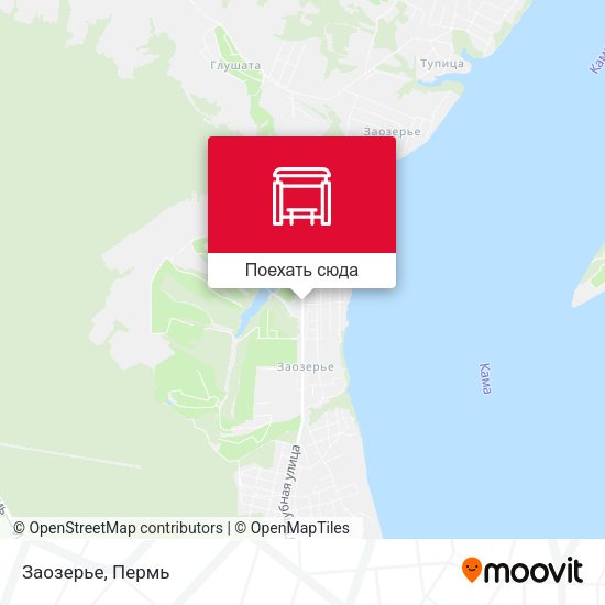 Карта Заозерье