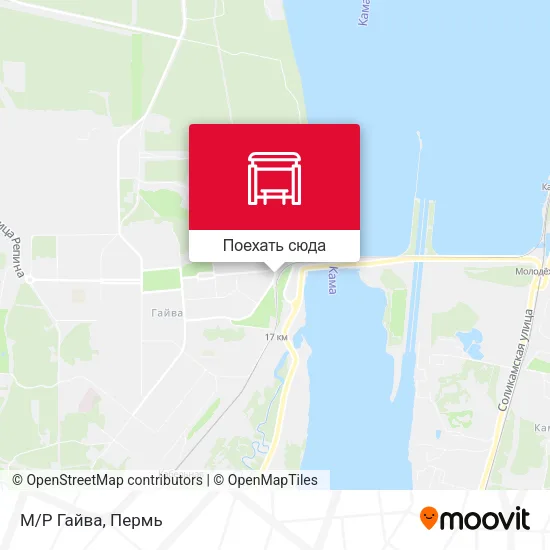 Карта М/Р Гайва