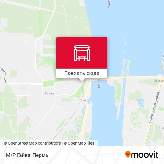 Карта М/Р Гайва