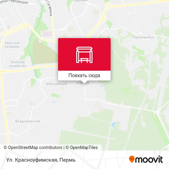 Карта Ул. Красноуфимская