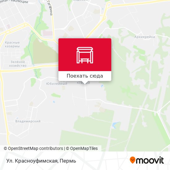 Карта Ул. Красноуфимская