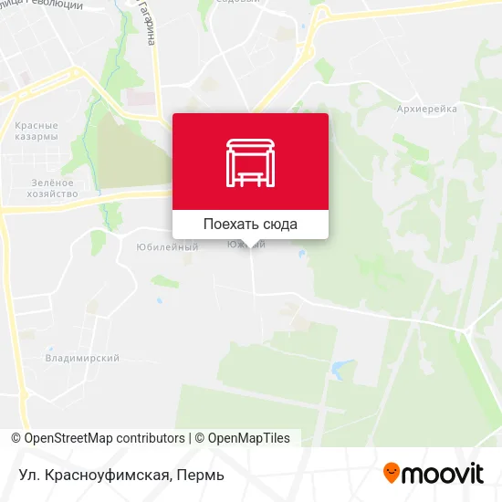 Карта Ул. Красноуфимская