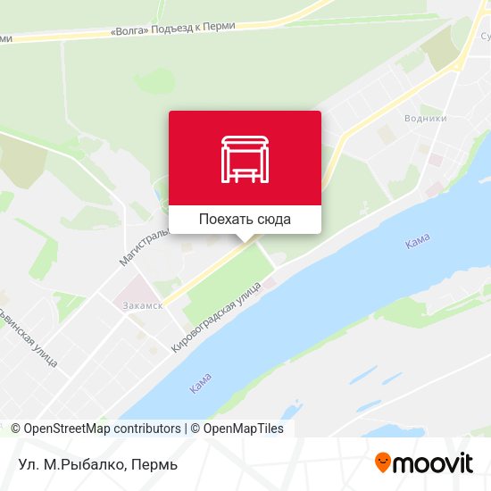 Карта Ул. М.Рыбалко