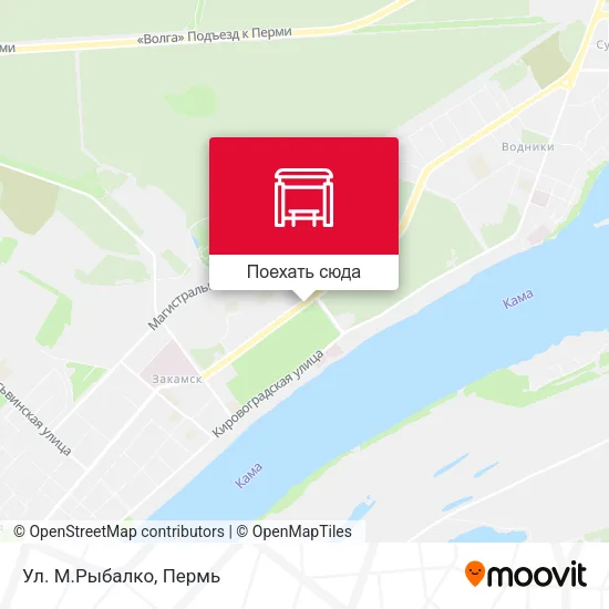 Карта Ул. М.Рыбалко