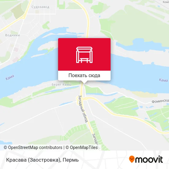 Карта Красава (Заостровка)
