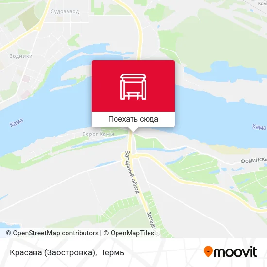 Карта Красава (Заостровка)