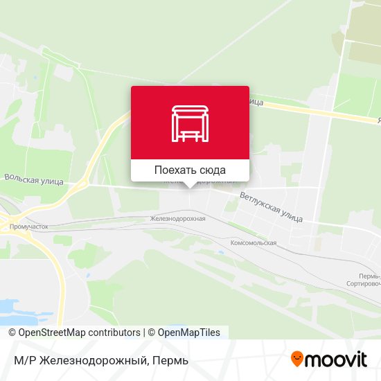 Карта М/Р Железнодорожный