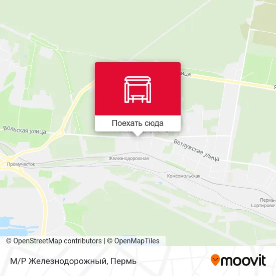 Карта М/Р Железнодорожный