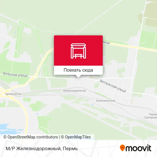 Карта М/Р Железнодорожный