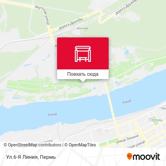 Карта Ул.6-Я Линия