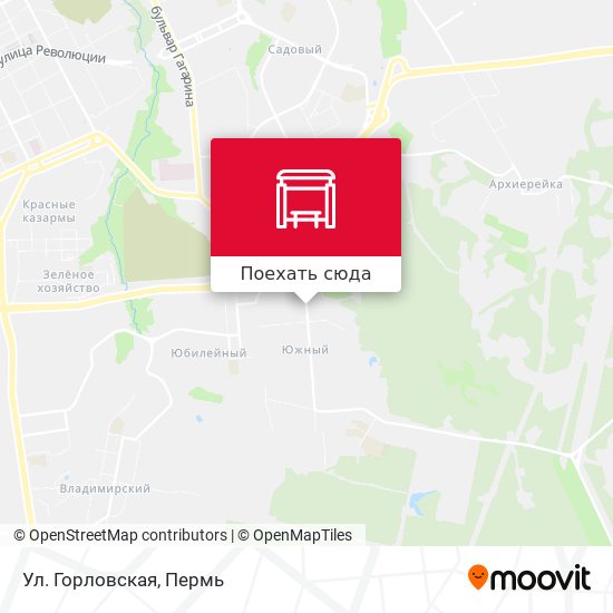 Карта Ул. Горловская