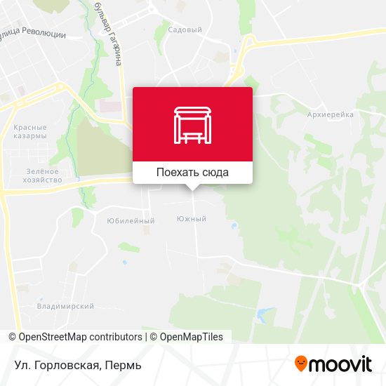 Карта Ул. Горловская