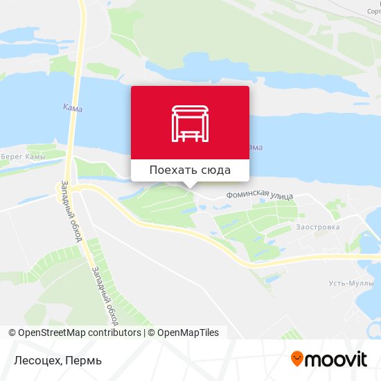 Карта Лесоцех