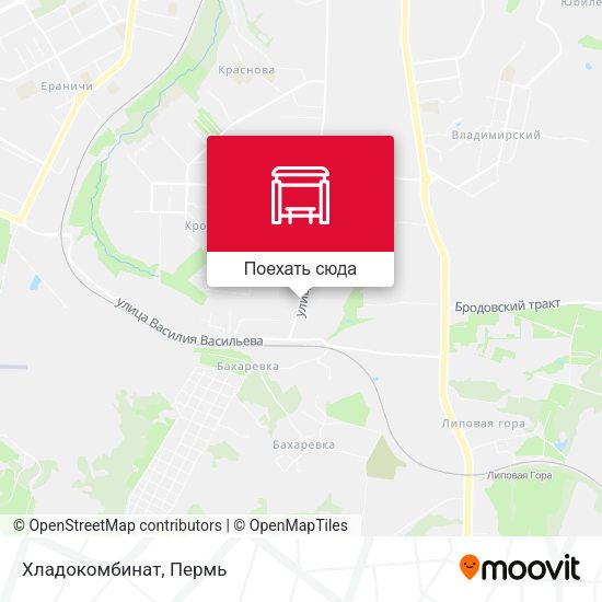 Карта Хладокомбинат