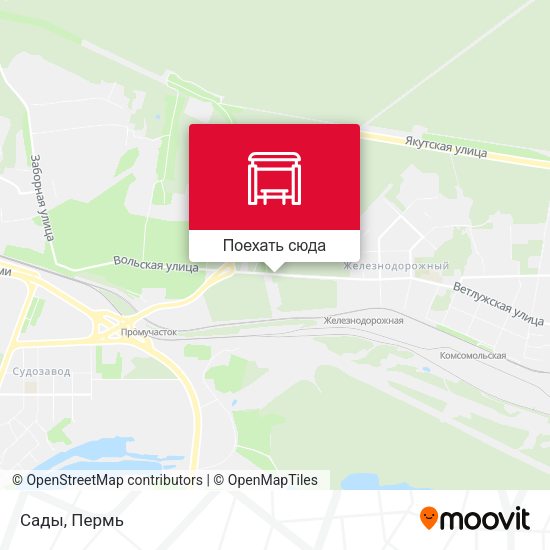Карта Сады