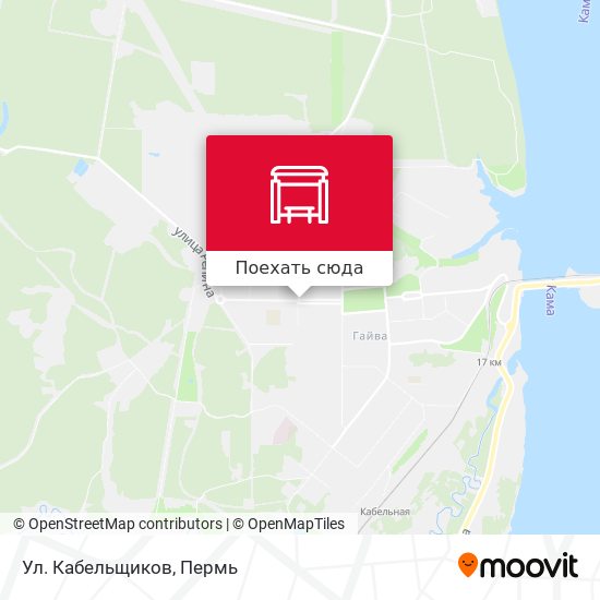 Карта Ул. Кабельщиков