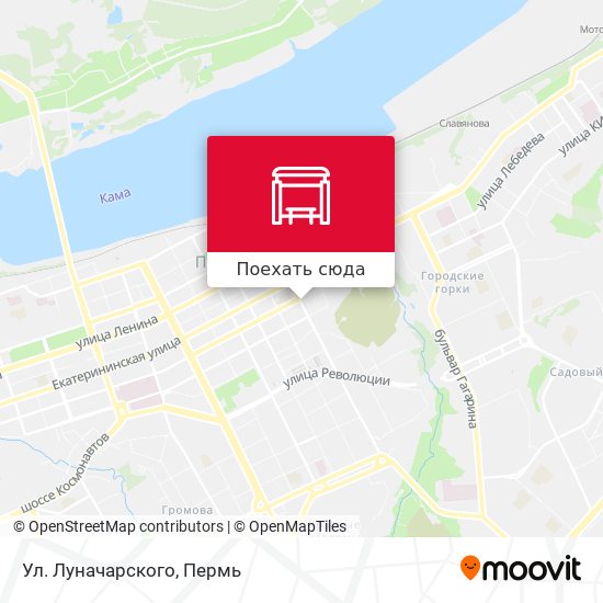 Карта Ул. Луначарского