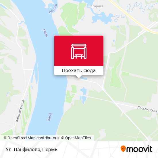 Карта Ул. Панфилова