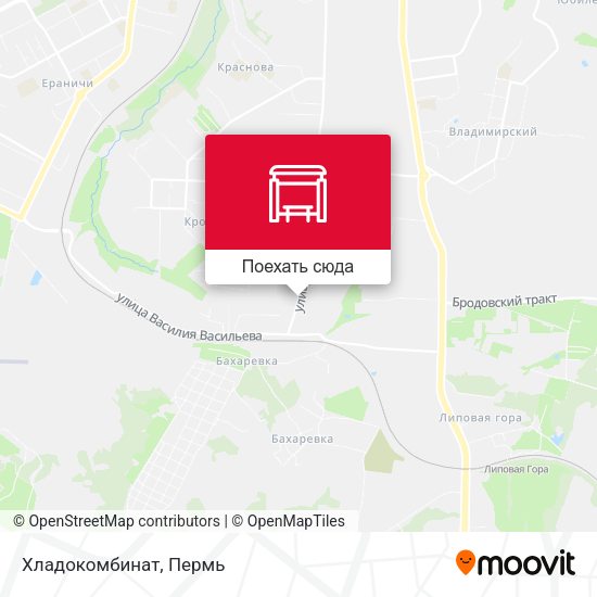 Карта Хладокомбинат