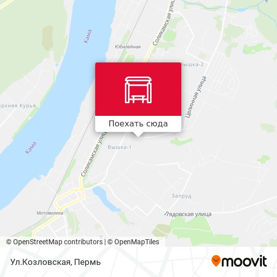 Карта Ул.Козловская