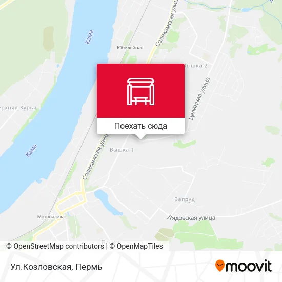 Карта Ул.Козловская