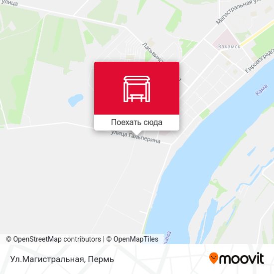 Карта Ул.Магистральная