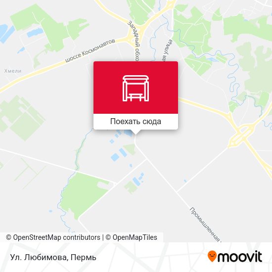Карта Ул. Любимова