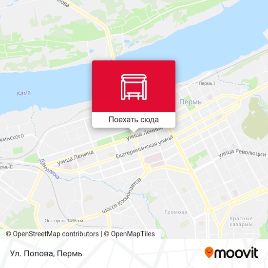Карта Ул. Попова