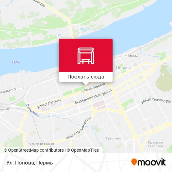 Карта Ул. Попова