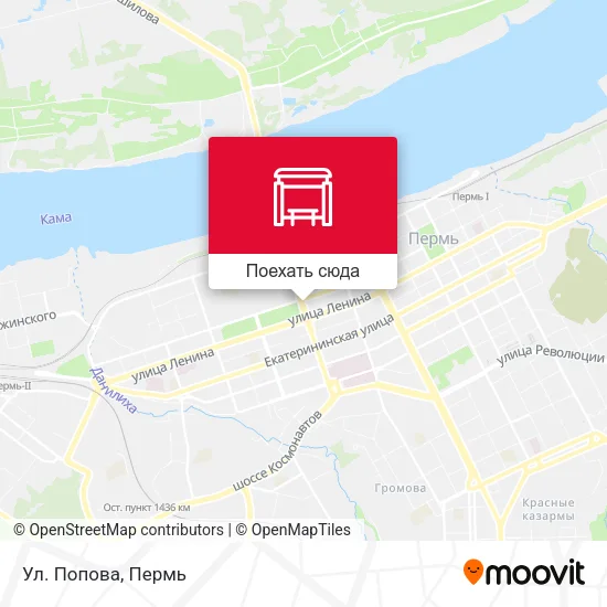 Карта Ул. Попова