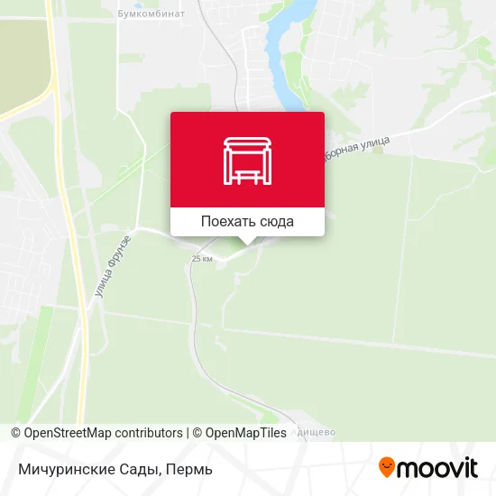 Карта Мичуринские Сады