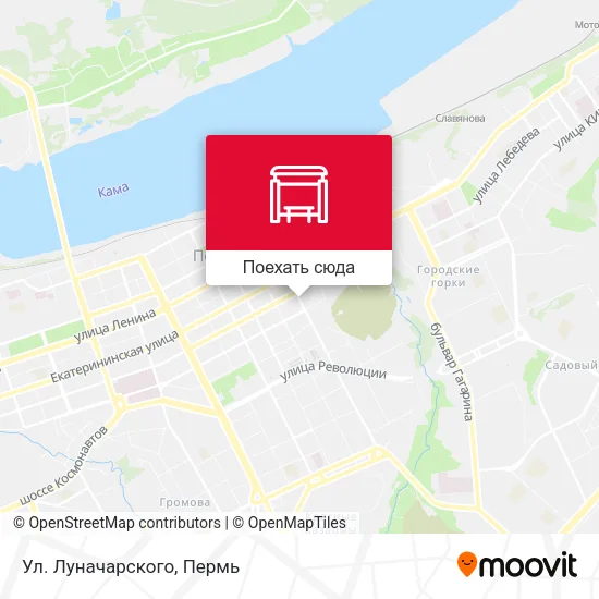 Карта Ул. Луначарского