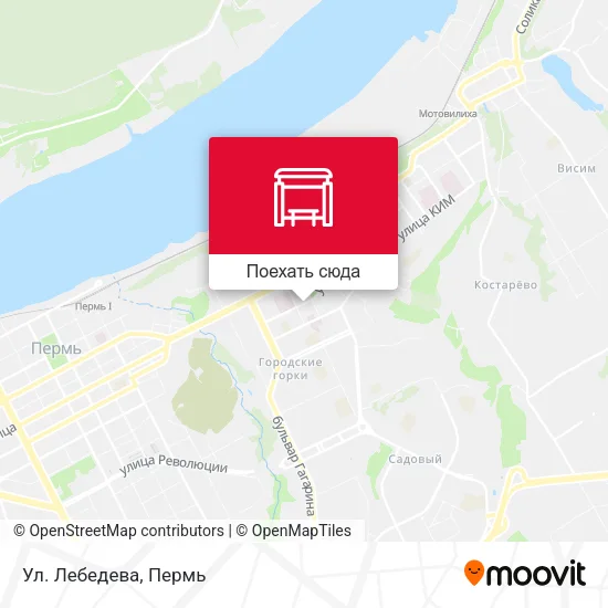 Карта Ул. Лебедева