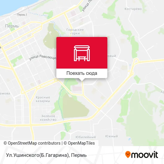 Карта Ул.Ушинского(Б.Гагарина)